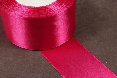 Лента атласная 50мм Малиновый №072 - изображение