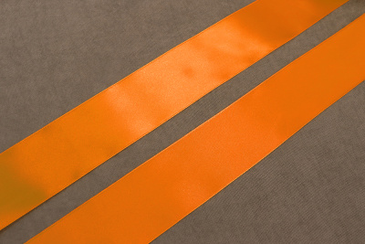 Лента атласная 50мм Оранжевый 025 - изображение