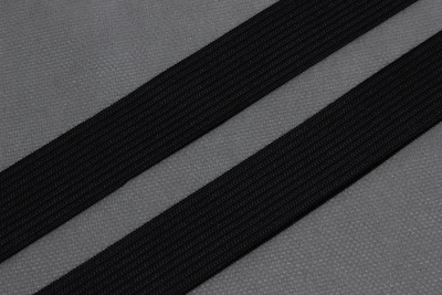 Тесьма эластичная 20мм Стандарт Черный - изображение
