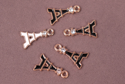 Подвеска 20мм Эйфелева башня  Ассорти - изображение