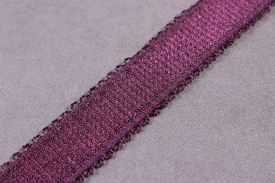 Резинка для бретелей 14мм Т.фиолетовый - изображение