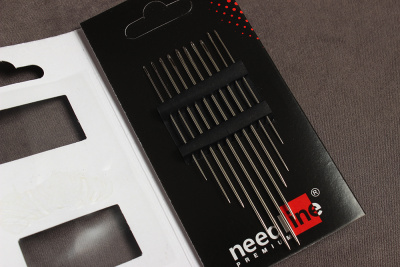 Набор швейных игл для наметки Никель Ассорти 10шт - изображение