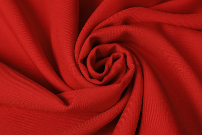 Ткань костюмная 21010 225 гр/м.кв. Красный - изображение