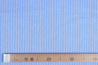 Бязь набивная 150 Ив 120 г/м2 Голубая полоса - изображение