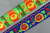 Тесьма жаккардовая 50мм Цветы Синий/Красный/Зеленый Тесьма жаккардовая 50мм Цветы Синий/Красный/Зеленый