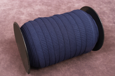 Резинка бельевая рифленая 20мм Т.синий - изображение
