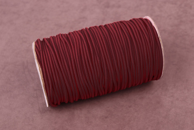 Резинка шляпная 3мм Бордовый 178 - изображение