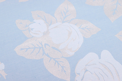 Тик наволоч.смесовый 220 135 гр/м.кв. Голубая роза - изображение