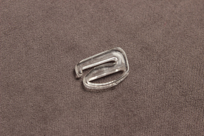 Крючок бельевой 12мм пластмассовый Прозрачный - изображение