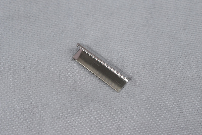 Наконечник-зажим 7*25мм для стропы Металл Никель - изображение