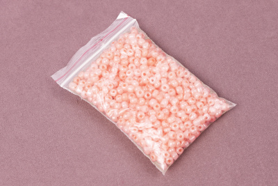 Бисер 6/0 непрозрачный Св.Розовый персик - изображение