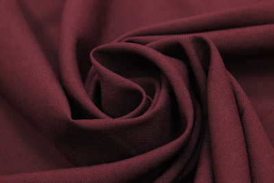 Габардин однотонный Вишневый - изображение