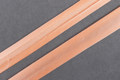 Атласная косая бейка 15мм Персиковый 53 - изображение