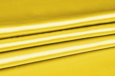 Атлас однотонный Йоко-йоко Желтый - изображение