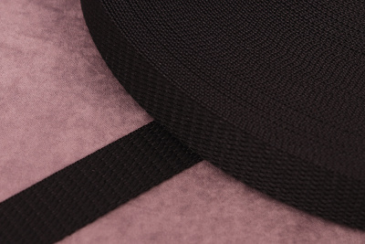 Лента ременная 25мм канвас SA25 Черный - изображение