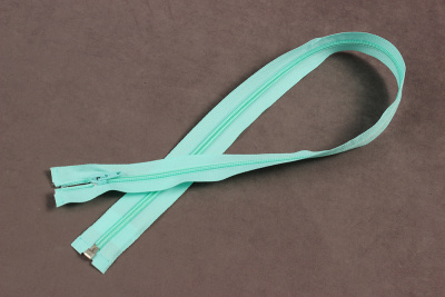 Молния 65см разъемная спираль КНР Св.Бирюзовый - изображение