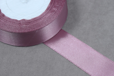 Лента атласная 25мм Пыльно-розовый №091 - изображение