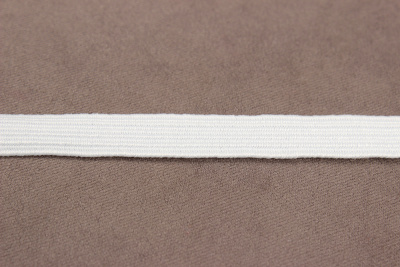 Тесьма эластичная 10мм Белый - изображение