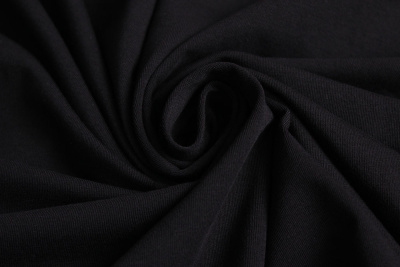 Кулирная гладь с лайкрой 170-180гр/м.кв.Черный - изображение