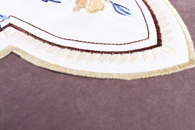 Термоаппликация Декор Цветы Белый - изображение