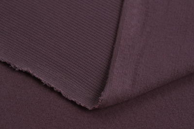 Трикотаж лапша с начесом Трюфельный - изображение