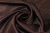 Креп-сатин однотонный Темный шоколад