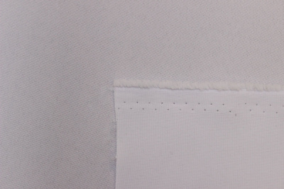 Габардин однотонный Белый - изображение