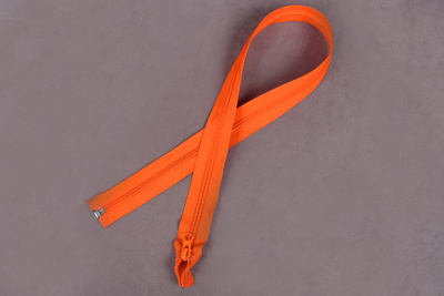 Молния разъемная 65см Т5 спираль Оранжевый 157 - изображение