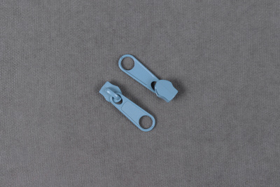 Бегунок для спиральной молнии Т5 Голубой - изображение