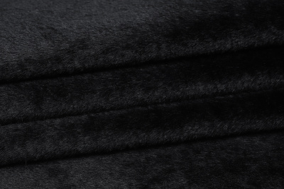 Мех-дубленка кролик Черный - изображение