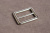Пряжка металлическая Рамка с перекладиной 32мм Никель