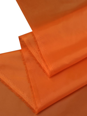 Подкладочная однотонная таффета Оранжевый - изображение