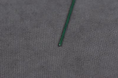 Проволока флористическая без оплетки 1,2мм 60см Зеленый - изображение