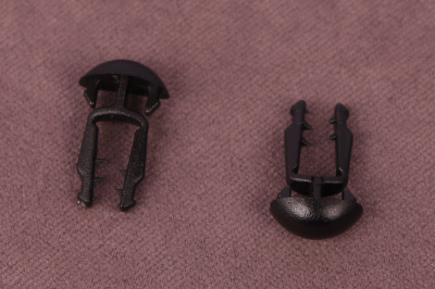 Концевик 15мм колокольчик плоский Черный - изображение