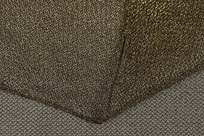 Сетка-люрекс Т.золото/черный - изображение