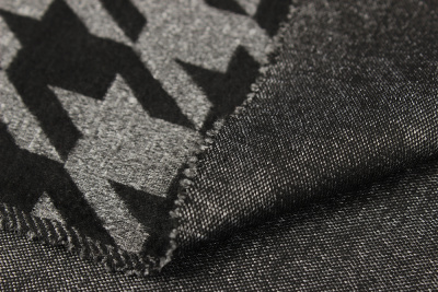 Трикотаж гусиная лапка 2311 Черный/серый Трикотаж гусиная лапка 2311 Черный/серый - изображение