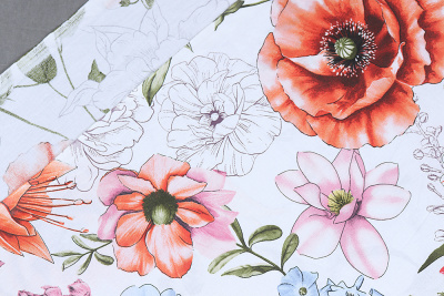 Бязь набивная 220 Премиум Тейково Амира - изображение