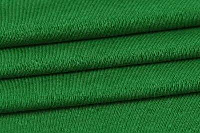 Кулирная гладь с лайкрой 170 гр/м.кв. Зеленый - изображение