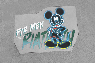 Термотрансфер герои Дисней Ассорти - изображение