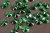 Стразы пришивные 10мм Круглые Зеленый
