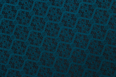 Жаккард плательный 2533 Черный/морская волна - изображение