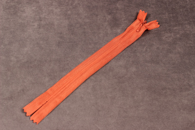 Молния потайная 20см нейлон Кирпичный - изображение