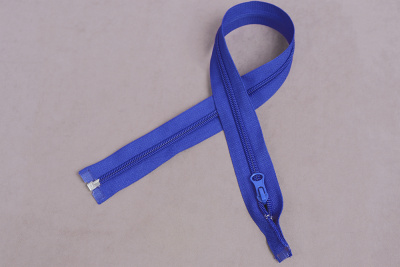 Молния разъёмная 55см Т5 спираль Синий 340 - изображение