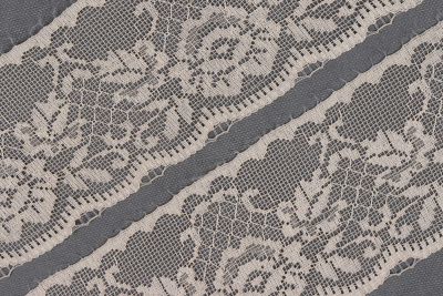Кружево нейлон 75мм Св.бежевый - изображение