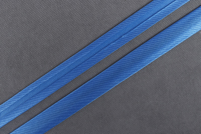 Атласная косая бейка 15мм Голубой 087 - изображение