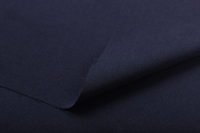 Ткань костюмная Zara Т.синий 15 - изображение