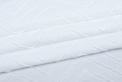 Плательный креш 17079 Зиг-заг Белый - изображение