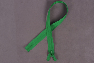 Молния потайная 50см нейлон Зеленый - изображение