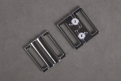 Застёжка для купальника металл 20мм Никель - изображение