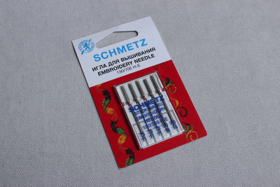 Иглы для вышивания №75(3),90(2) Schmetz 5шт   - изображение